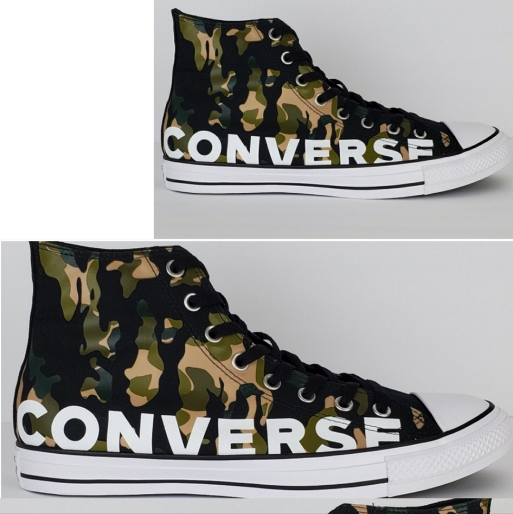 Converse High-Top Camouflage Sneakers